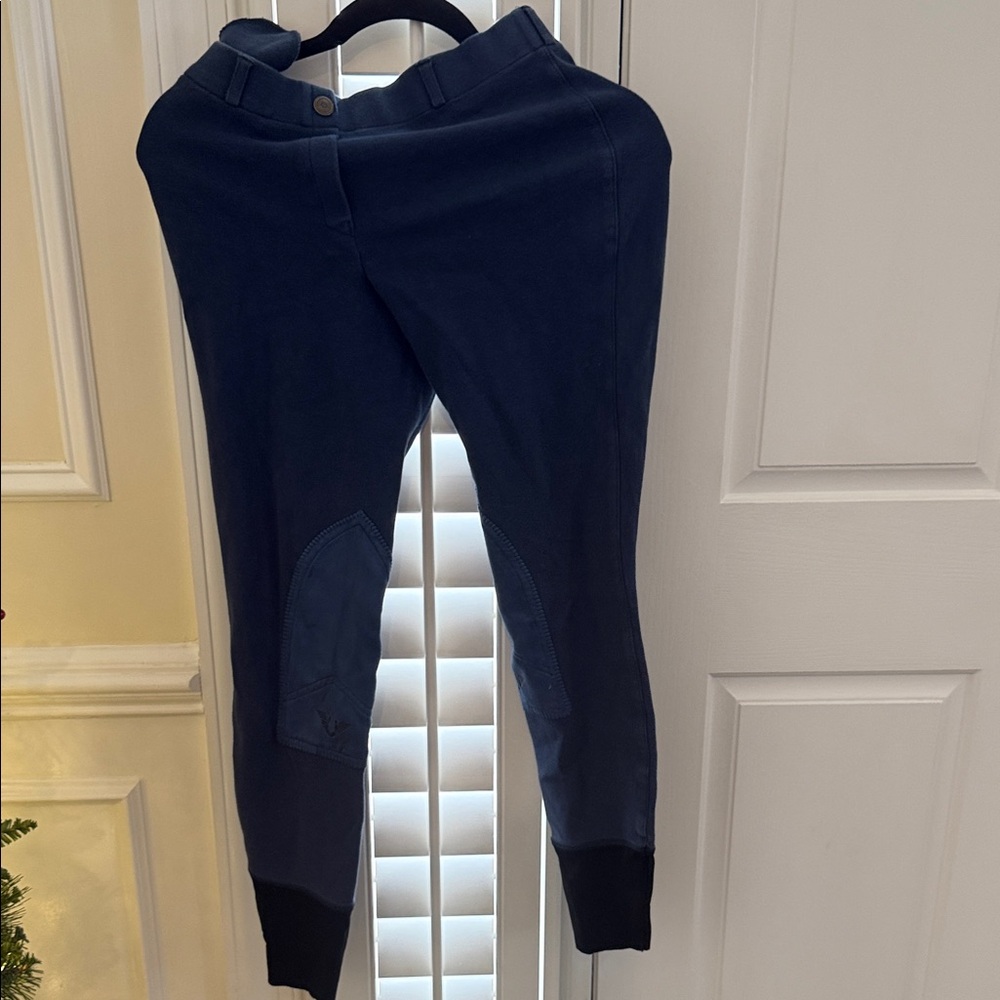 Kids Dark Blue Equestrian Joggers